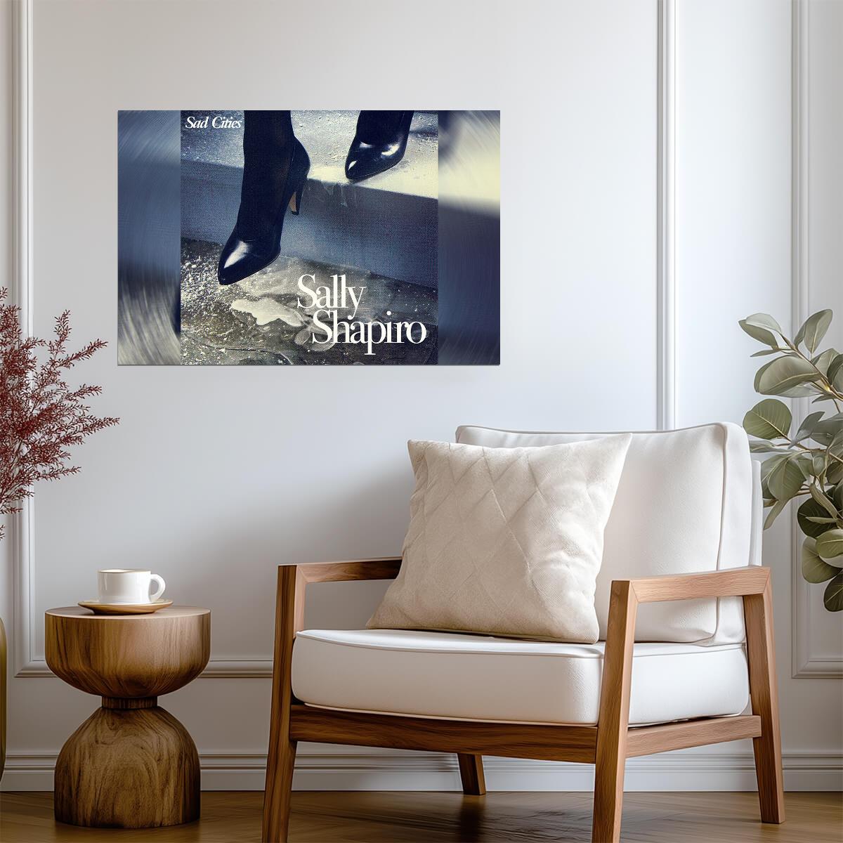 Sally Shapiro Sad Cities | Album Cover Poster | Synth-Pop Wall Art