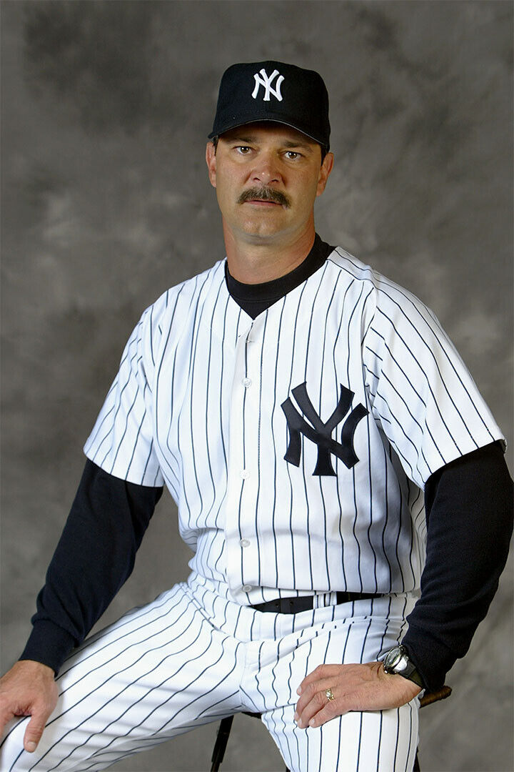 Don Mattingly New York Yankees | Player Portrait | Vintage Baseball Poster - Sports Poster