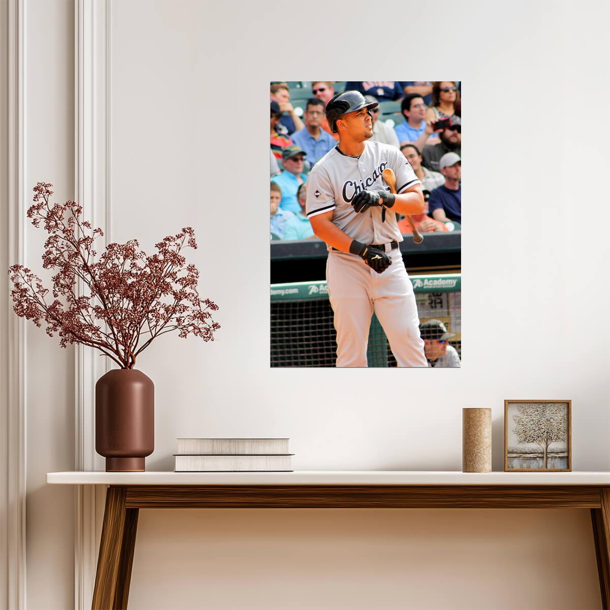 Jose Abreu Chicago White Sox | At Bat Stance | Baseball Player Poster - Sports Poster