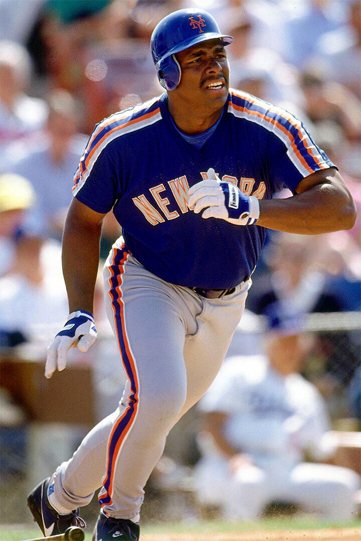 Bobby Bonilla New York Mets | Running The Bases | Vintage Baseball Poster - Sports Poster