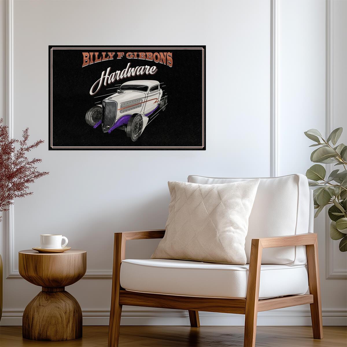 Billy Gibbons Hardware | Album Cover Poster | Blues Rock Wall Art