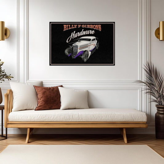 Billy Gibbons Hardware | Album Cover Poster | Blues Rock Wall Art
