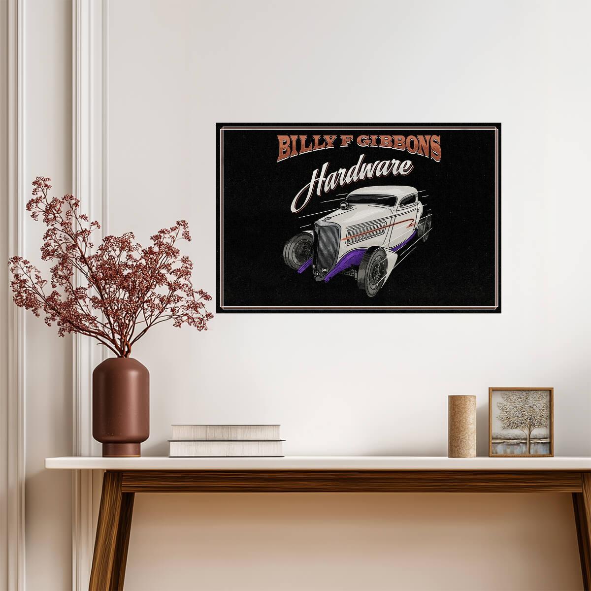 Billy Gibbons Hardware | Album Cover Poster | Blues Rock Wall Art