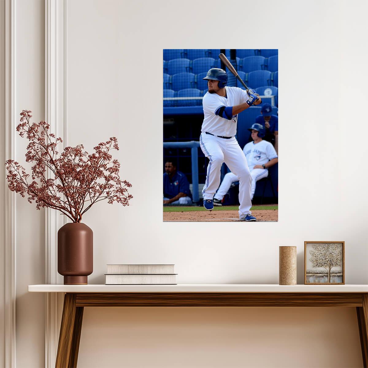 Rowdy Tellez Toronto Blue Jays | At Bat Photo | Baseball Player Poster - Sports Poster