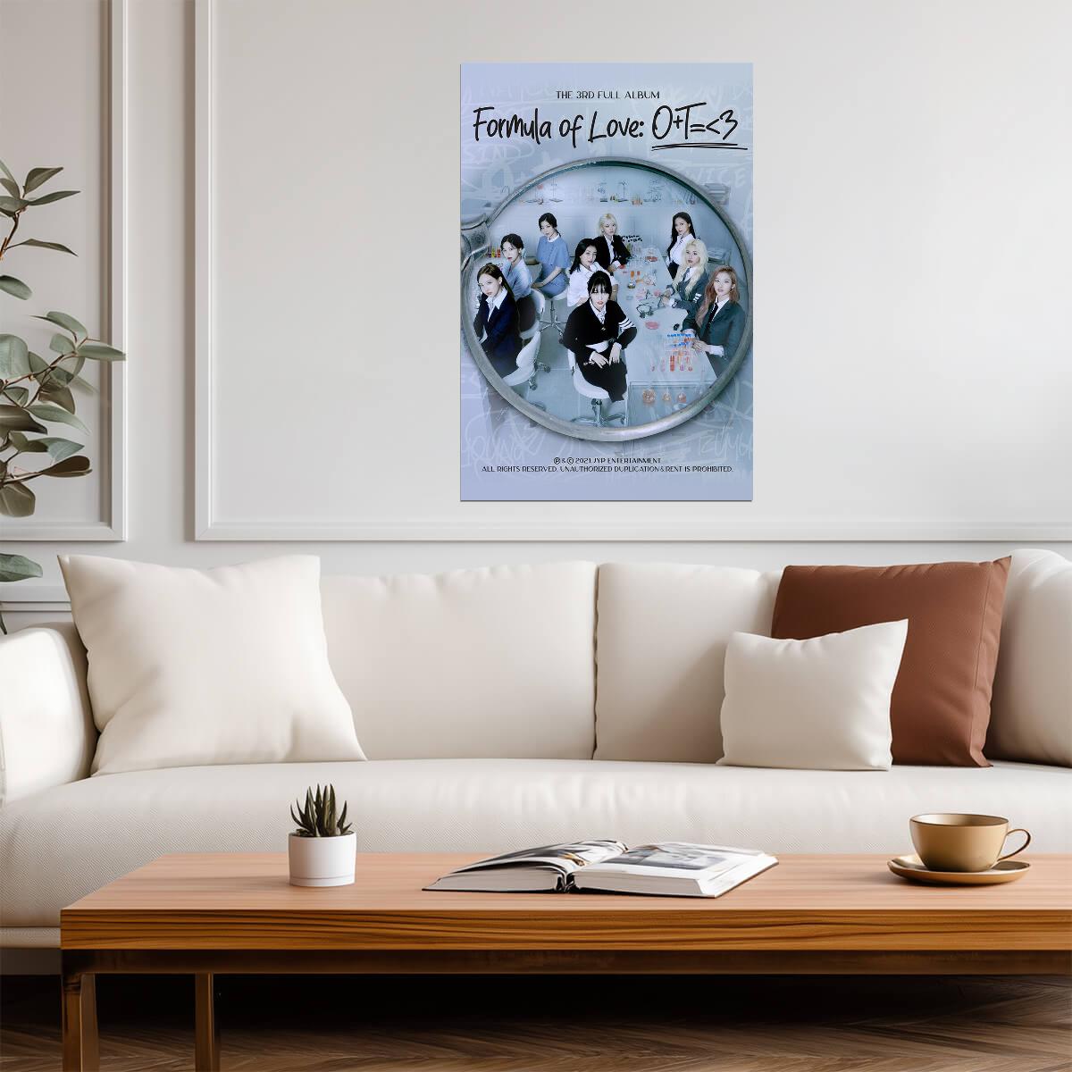 TWICE Formula of Love: O+T=<3 | Album Cover Poster | K-Pop Wall Art