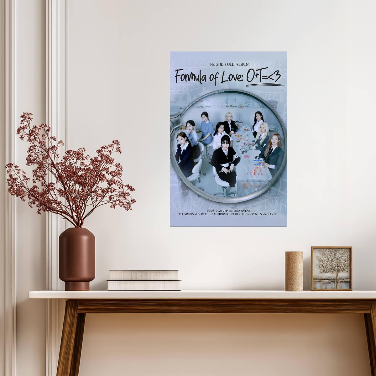 TWICE Formula of Love: O+T=<3 | Album Cover Poster | K-Pop Wall Art