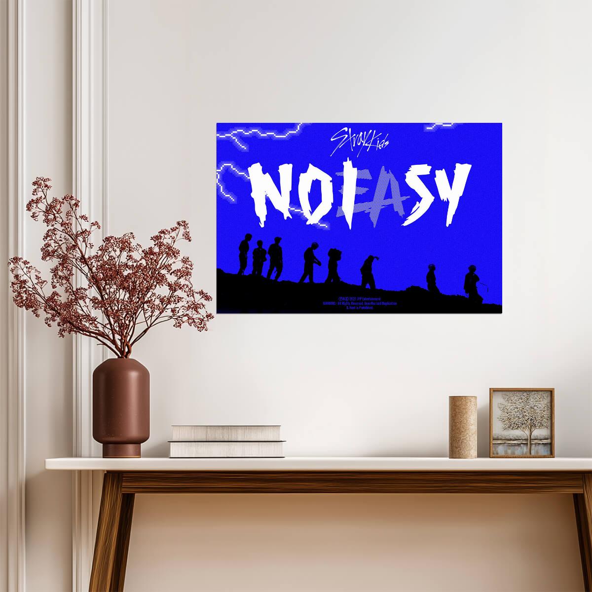 Stray Kids NOEASY | Album Cover Poster | K-Pop Wall Art