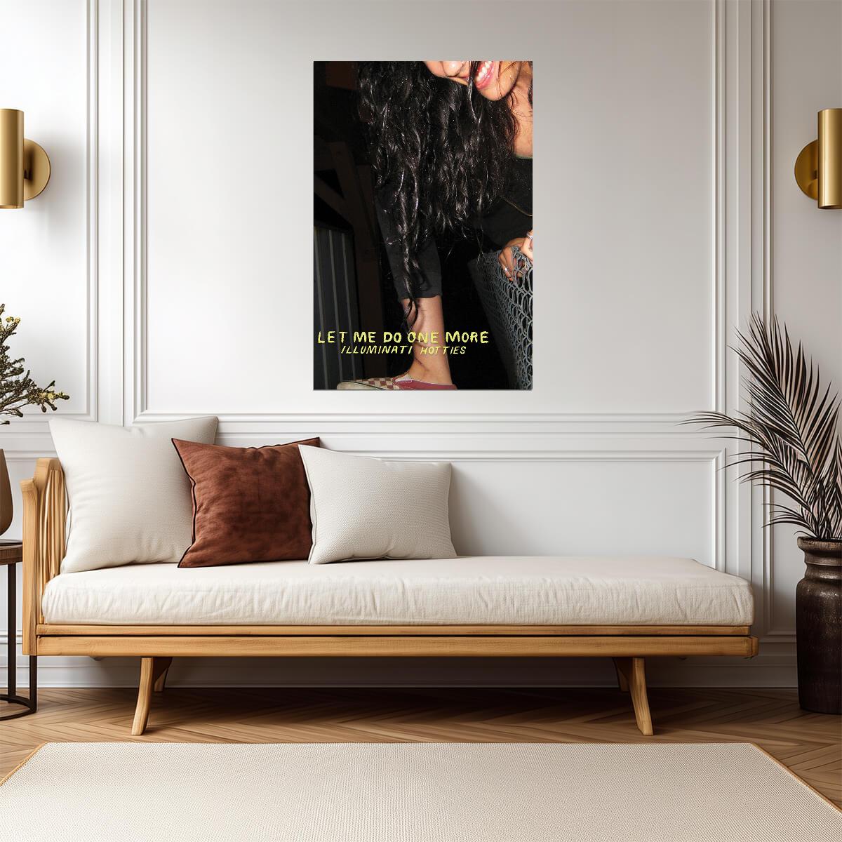 Illuminati Hotties Let Me Do One More | Album Cover Poster | Indie Rock Wall Art