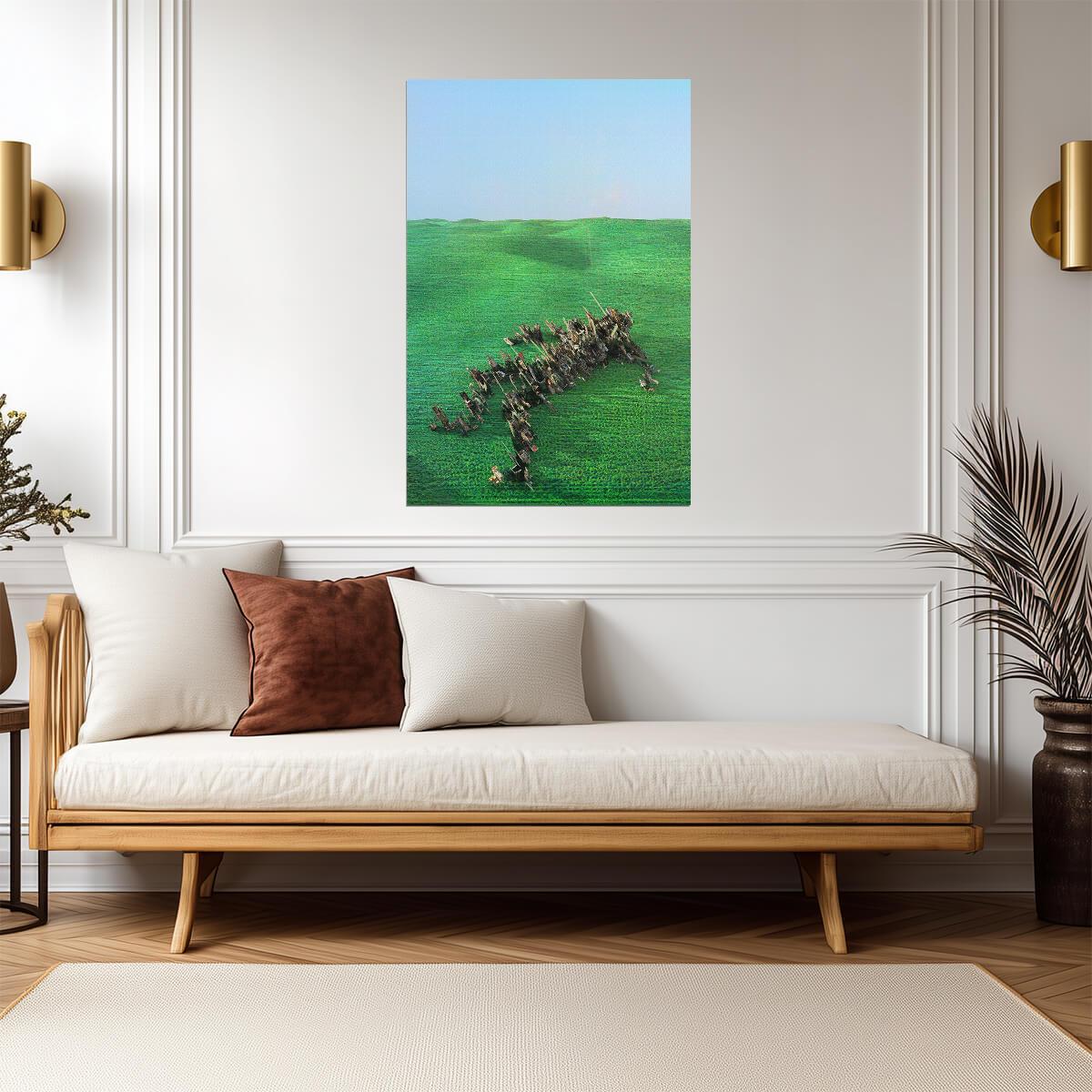 Squid Bright Green Field | Album Cover Poster | Post-Punk Wall Art