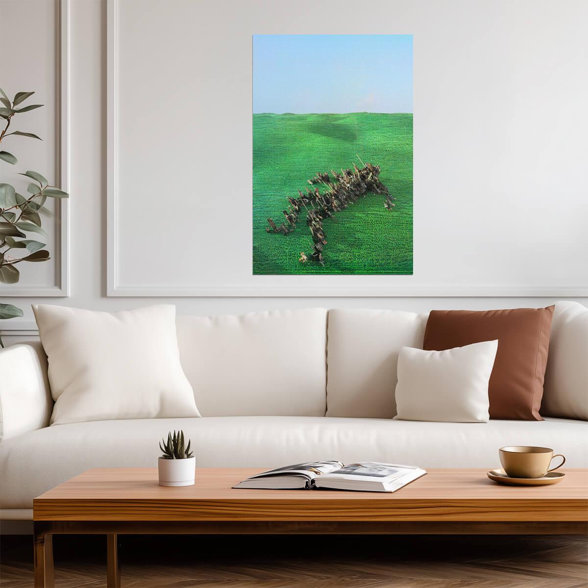 Squid Bright Green Field | Album Cover Poster | Post-Punk Wall Art
