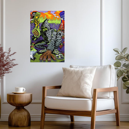 Denzel Curry & Kenny Beats Unlocked | Album Cover Poster | Hip Hop Wall Art