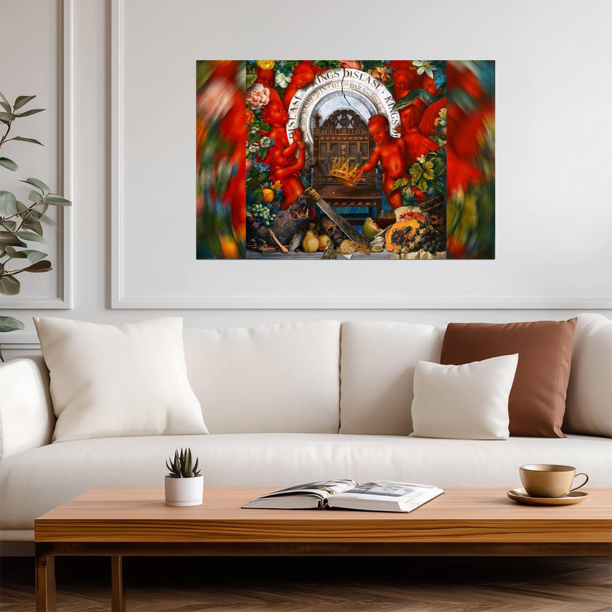 Nas King's Disease | Album Cover Poster | Hip Hop Wall Art