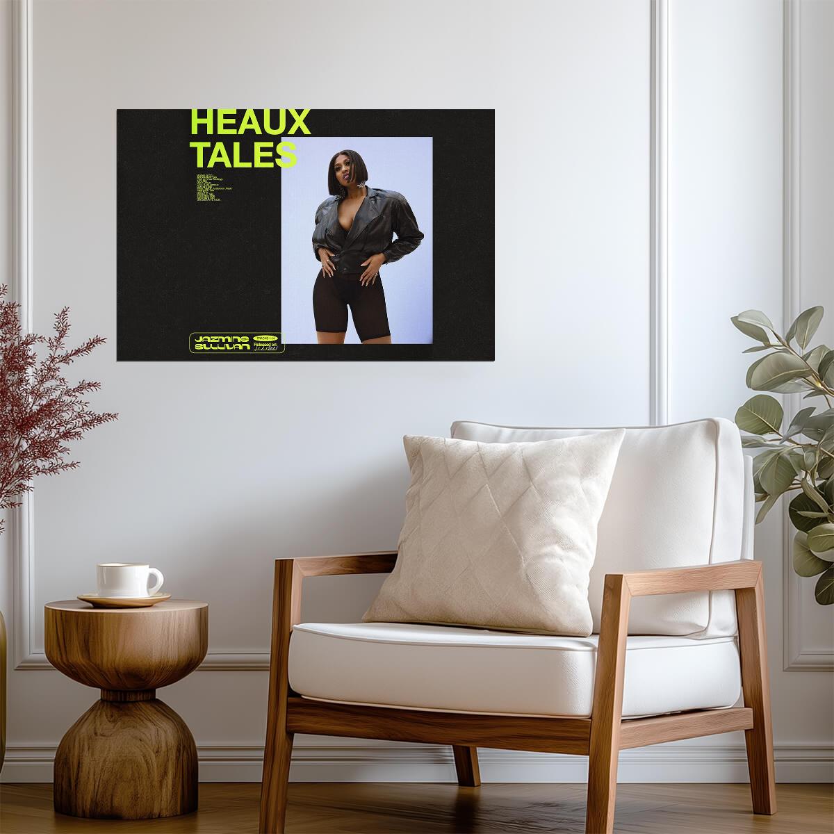 Jazmine Sullivan Heaux Tales | Album Cover Poster | R&B Music Wall Art