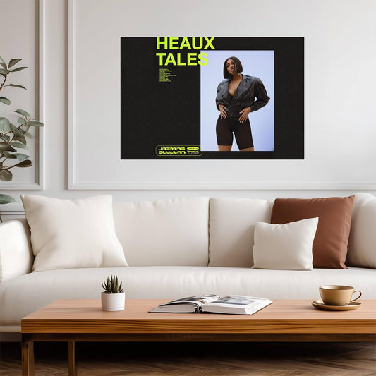 Jazmine Sullivan Heaux Tales | Album Cover Poster | R&B Music Wall Art