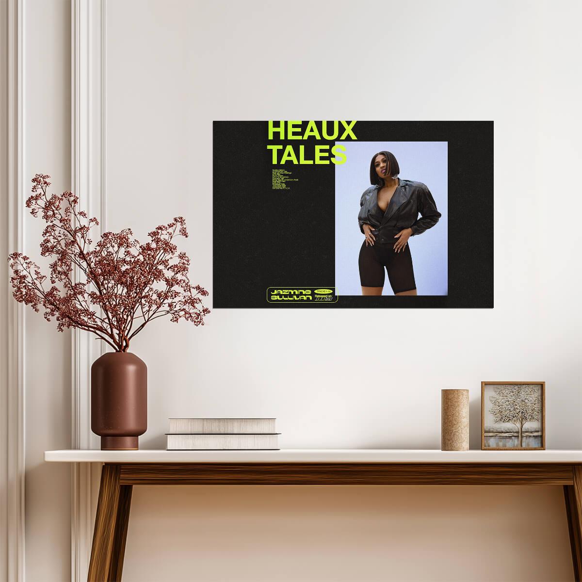 Jazmine Sullivan Heaux Tales | Album Cover Poster | R&B Music Wall Art