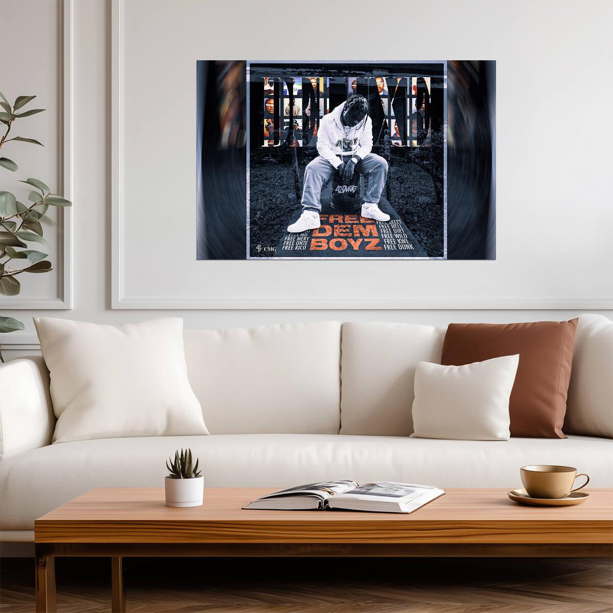 42 Dugg Free Dem Boyz | Album Cover Poster | Hip Hop Wall Art