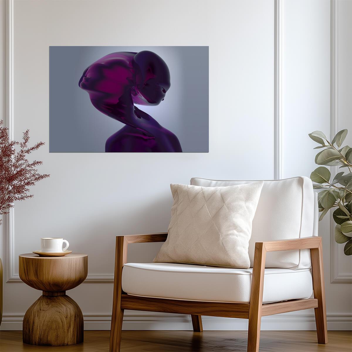 Loraine James Reflection | Album Cover Poster | Electronic Music Wall Art