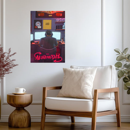 KSI All Over The Place | Album Cover Poster | Pop Rap Wall Art