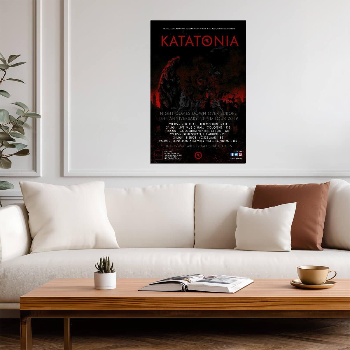 Katatonia Night Is the New Day | Album Cover Poster | Metal Wall Art