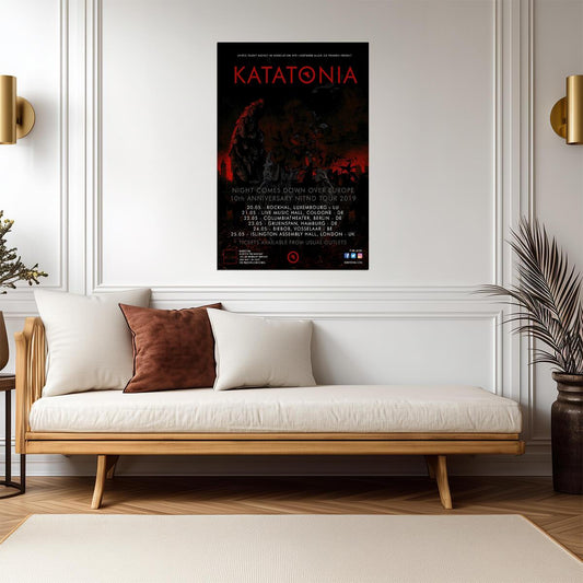 Katatonia Night Is the New Day | Album Cover Poster | Metal Wall Art