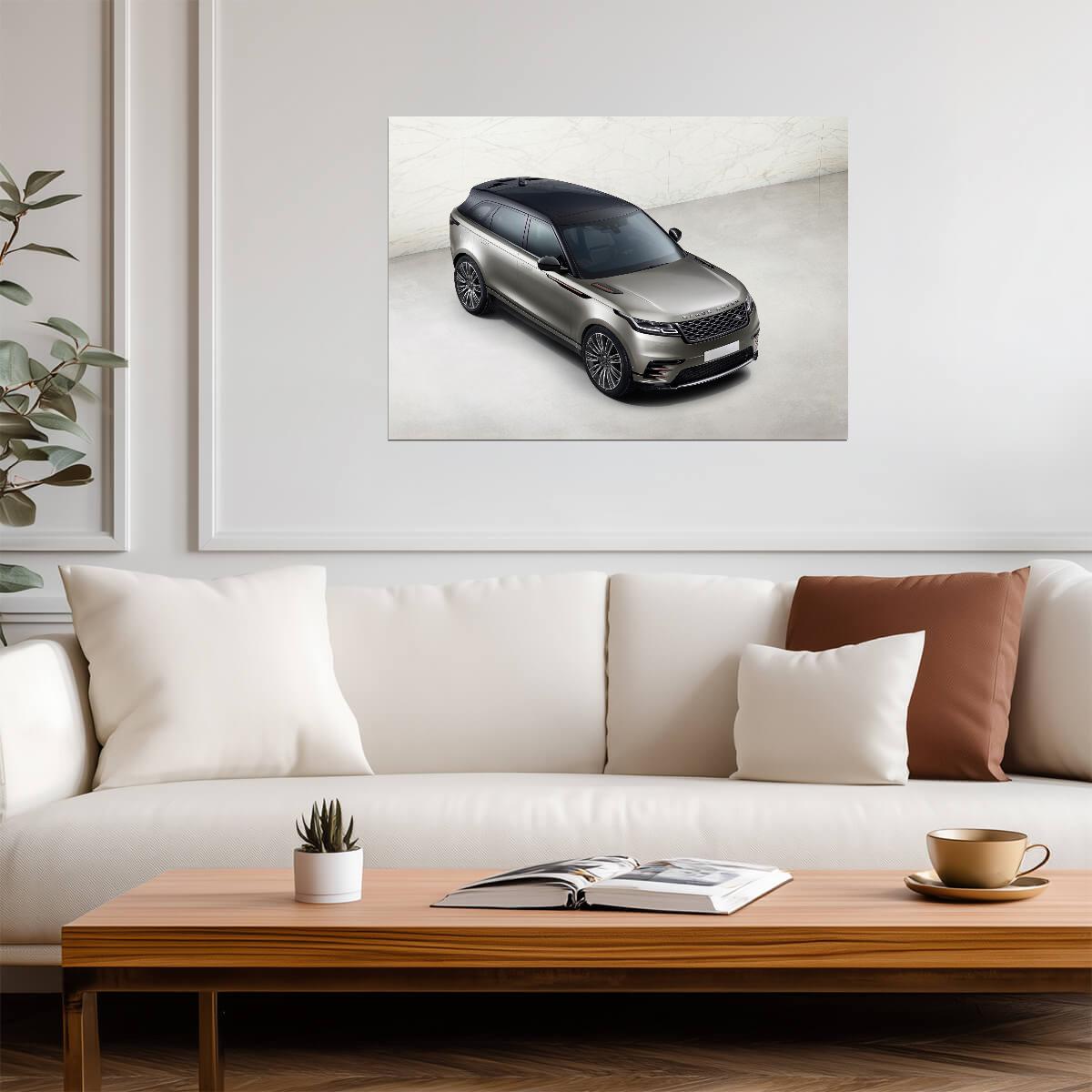 Land Rover Range Rover Velar | Luxury SUV Poster | Two-Tone Automotive Photography - Cars Poster