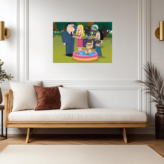 American Dad! | Adult Cartoon Poster | TV Show Fan Gift - Movies & TV Poster