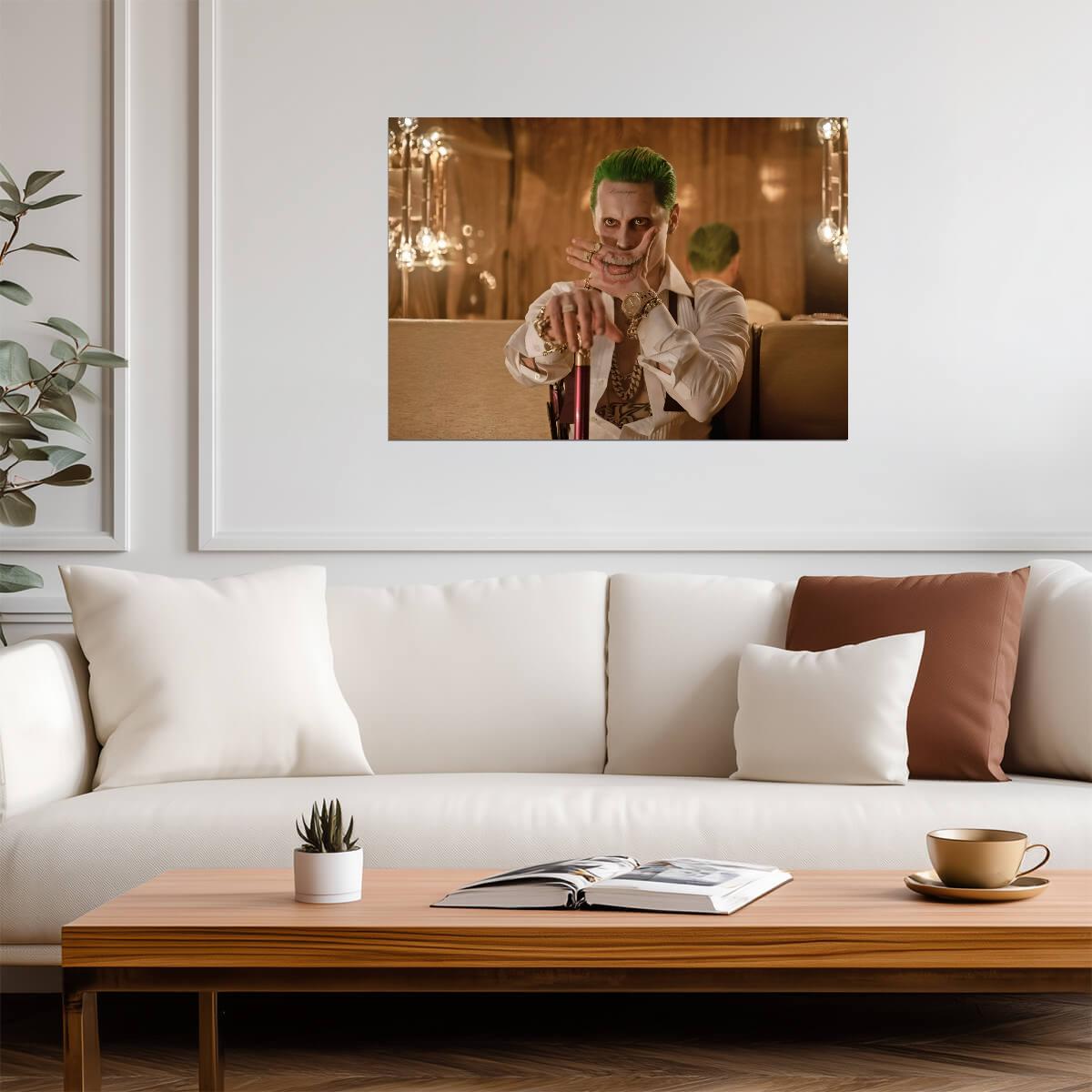 Joker Jared Leto Poster | Hand Tattoo Movie Print - Movies & TV Poster