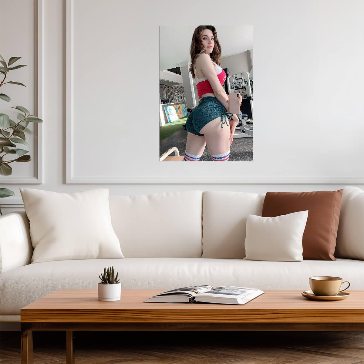 Amouranth | Streamer Star Print | Sexy Cosplay Poster - Celebrities Poster