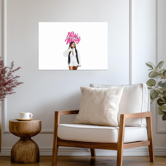 Nicki Minaj Queen of Rap | Documentary Poster | Hip Hop Legend Wall Art - Music Poster