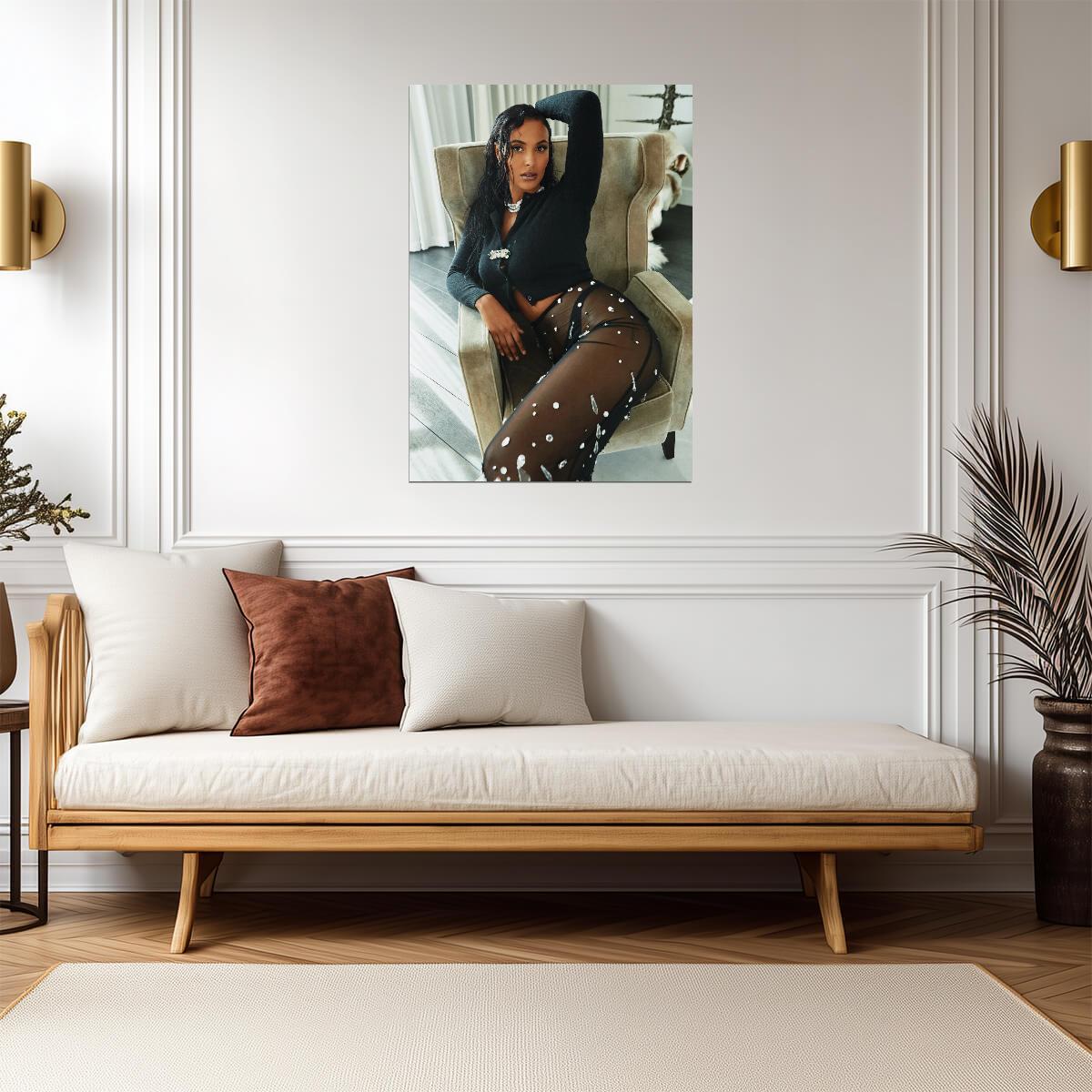 Maya Jama Poster | TV Host Wall Art - Celebrities Poster