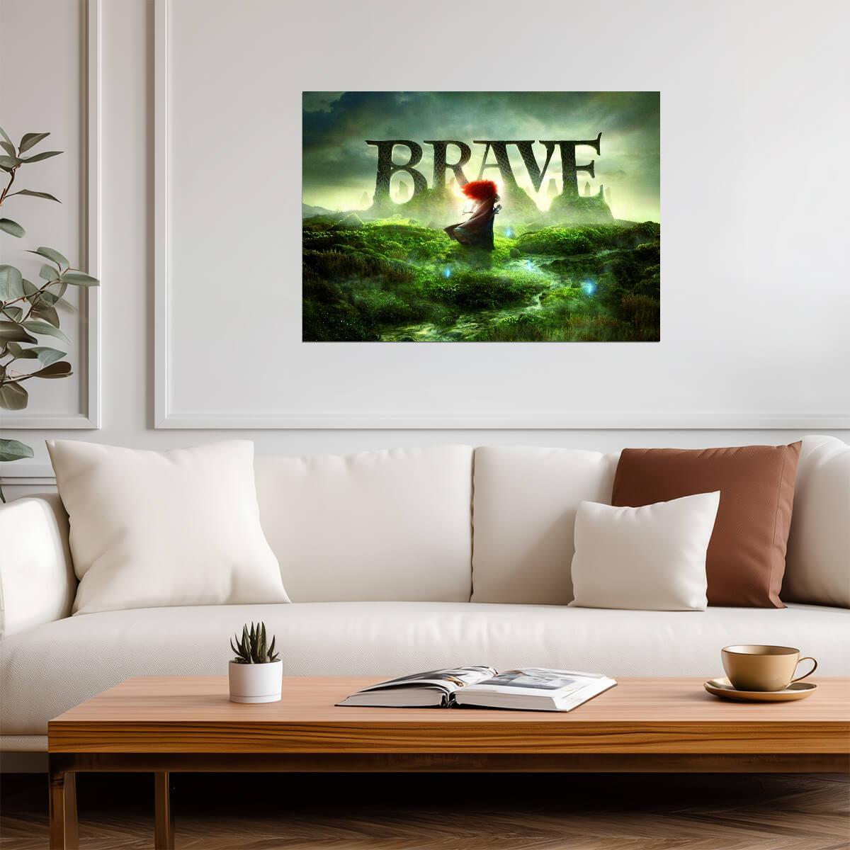 Brave | Vibrant Cartoon Art | Kids Room Poster - Movies & TV Poster