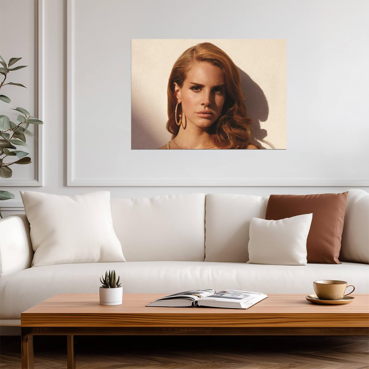 Lana Del Rey Portrait | Music Star Poster | Celebrity Wall Art - Music Poster