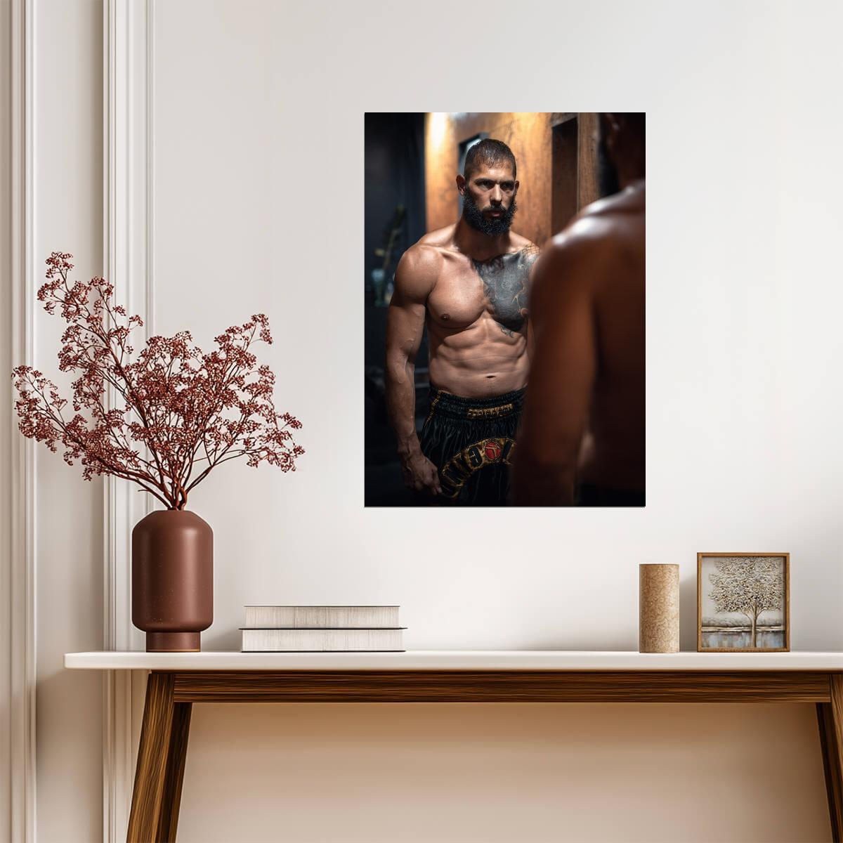 Andrew Tate Kickboxer | Motivational Photo | Gym Wall Art Poster - Celebrities Poster
