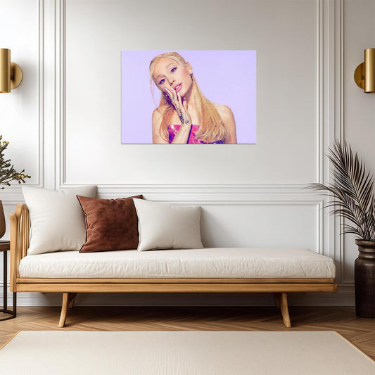 Ariana Grande Eternal Sunshine Era | Blonde Photoshoot Poster | Music Star Wall Art - Music Poster