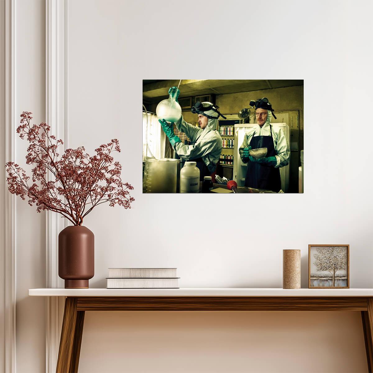 Walter White & Jesse Pinkman Breaking Bad | TV Show Poster | Crime Drama Wall Art - Movies & TV Poster