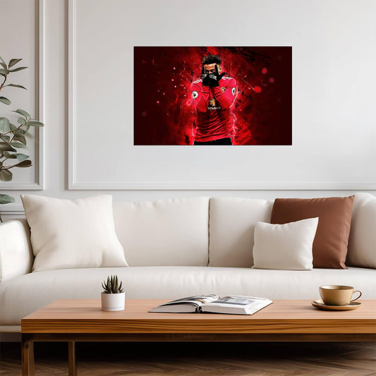 Jesse Lingard JLingz Celebration | Soccer Poster | Manchester United Fan Gift - Sports Poster