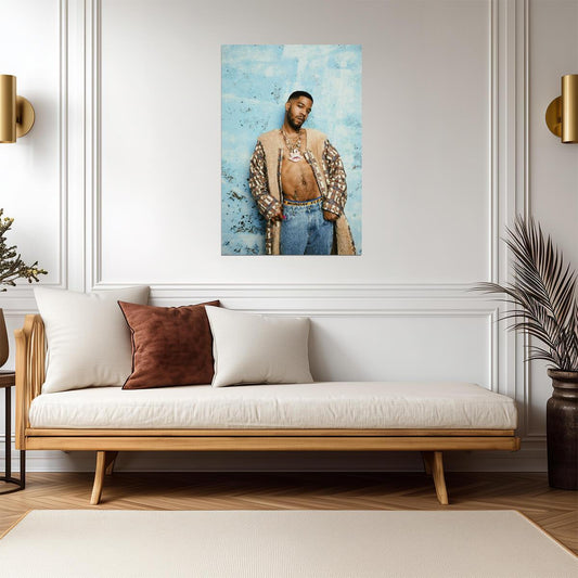Kid Cudi Wall Art | American Rapper Poster - Music Poster