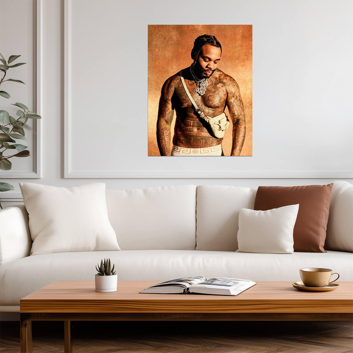 Kevin Gates Poster | Rapper Wall Art - Music Poster