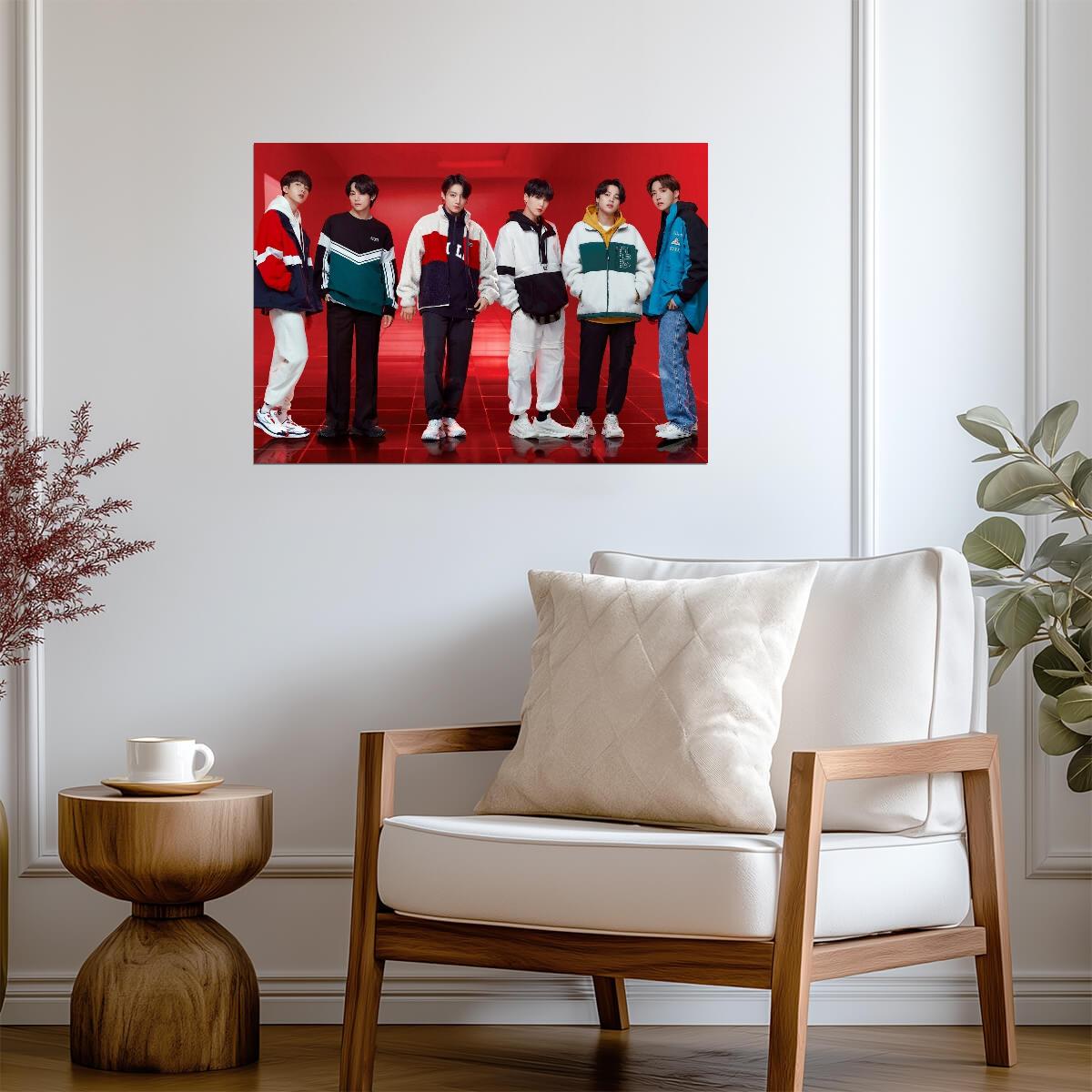 BTS Bangtan Boys Fila Photoshoot | K-Pop Music Poster | Korean Boy Band Art - Music Poster
