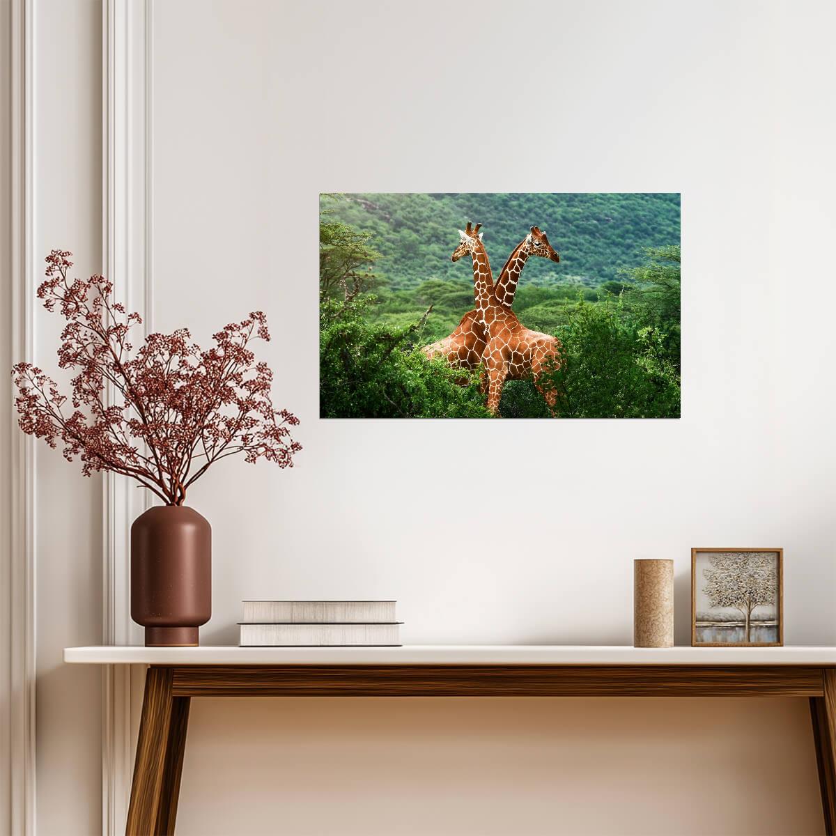 Giraffe | Safari Wildlife | Animal Poster - Photography Poster