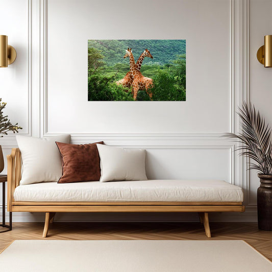 Giraffe | Safari Wildlife | Animal Poster - Photography Poster