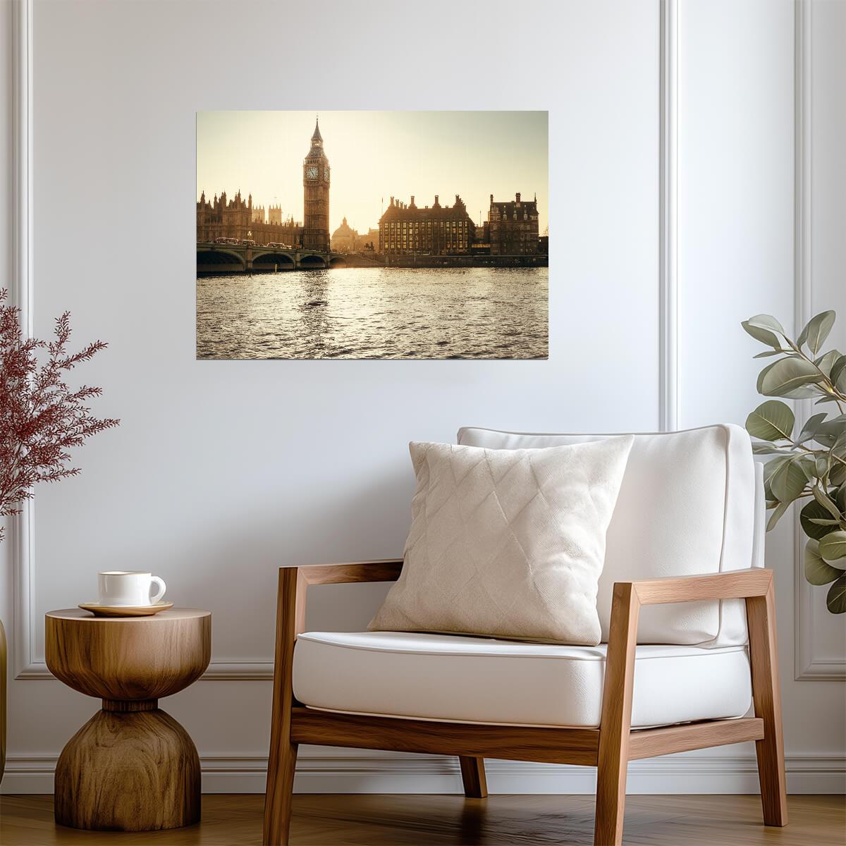 Big Ben London | Clock Tower Poster | UK Travel Art - Photography Poster