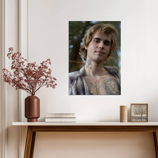 Justin Bieber Poster | Pop Singer Wall Art - Music Poster