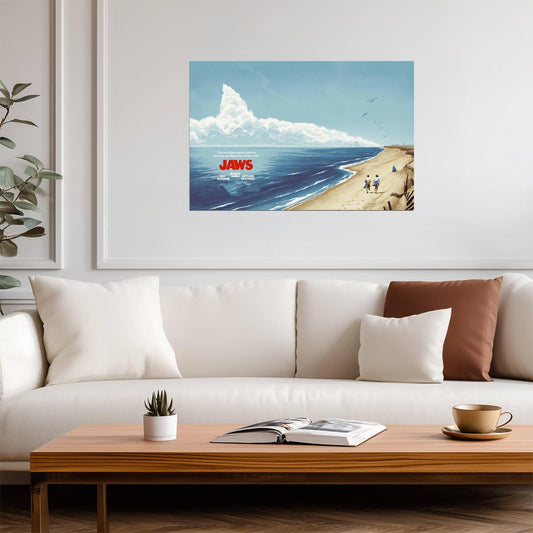 Jaws | Shark Movie Art | Pastel Poster - Movies & TV Poster