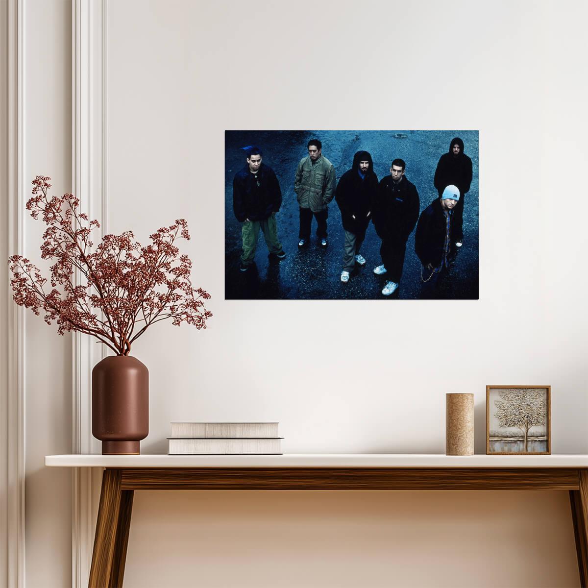 Linkin Park | Vintage Band Photo Poster | Nu Metal Rock Music Art - Music Poster