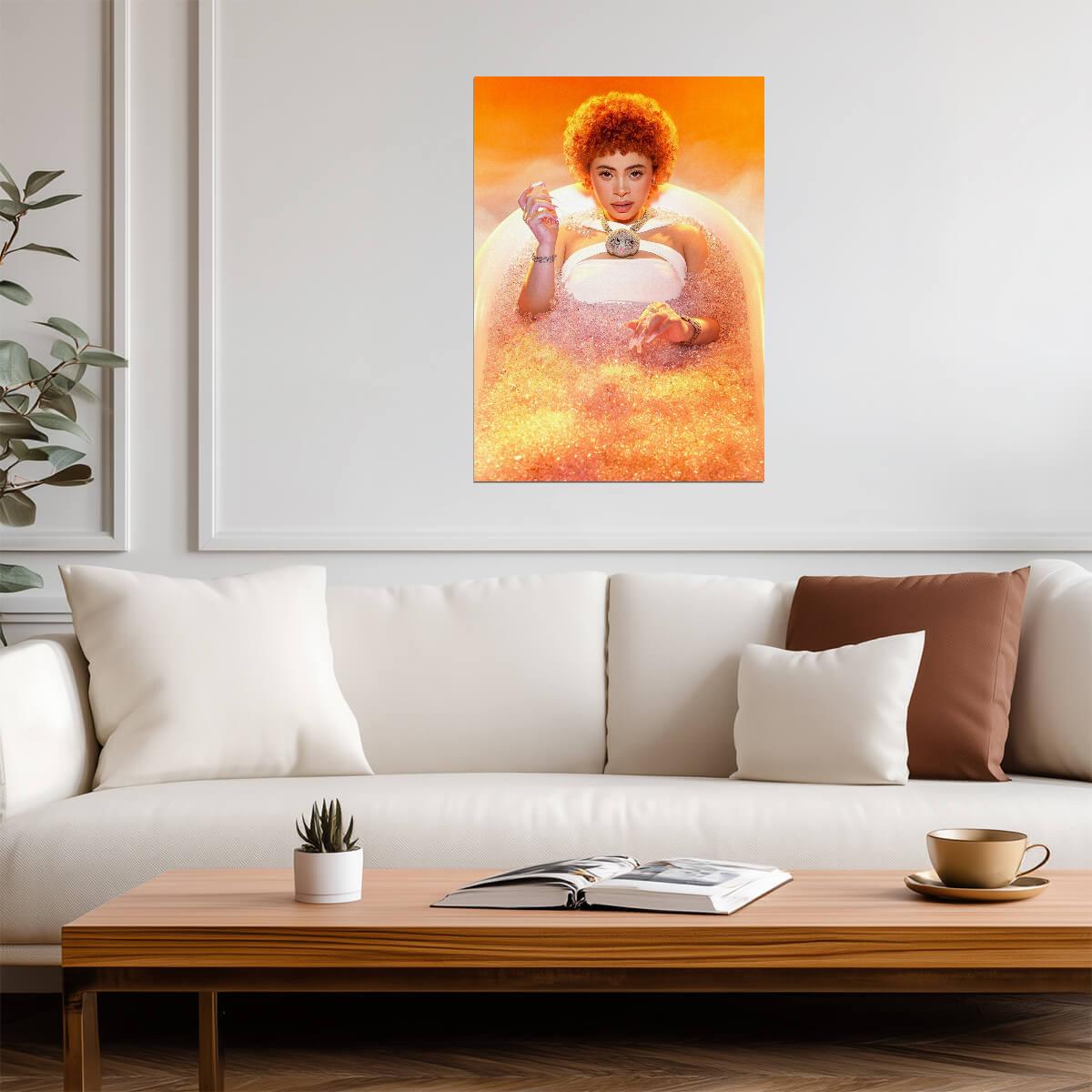 Ice Spice | Vibrant Portrait | Celebrity Poster - Music Poster