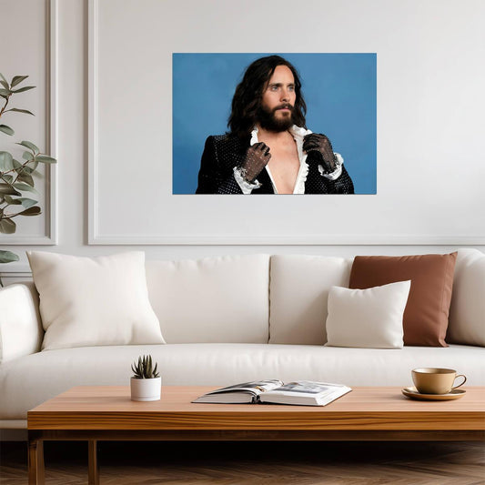 Jared Leto | High Fashion Celebrity Portrait | Modern Rock Star Style Poster - Music Poster