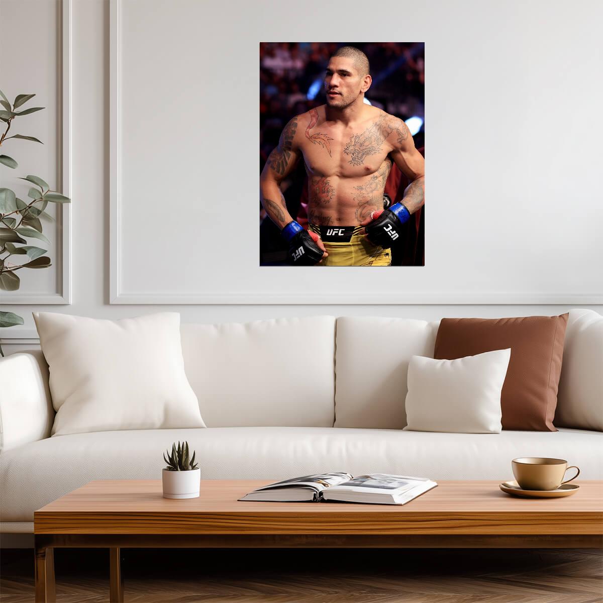 Alex Pereira Walkout | UFC Poster | Poatan Fan Gift - Sports Poster