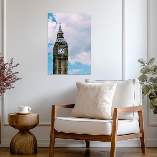 Big Ben London | Pastel Cityscape | England Poster - Photography Poster