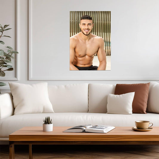 Tommy Fury Shirtless Portrait | Boxing Poster | Reality Star Wall Art - Sports Poster
